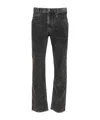Isabel Marant Lewys 5 Pocket Denim Trousers Black In Black