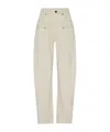 Isabel Marant Belt Loops Slacks In Nude