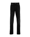 Isabel Marant Belt Ring Denim Trousers In Black