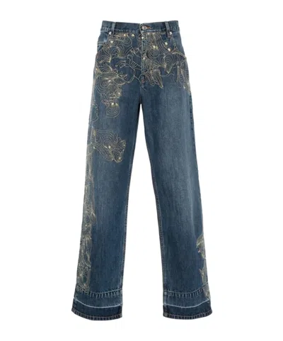 Isabel Marant Belt Ring Jeans In Blue