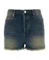 Isabel Marant Waist Belt Loops Shorts In Black