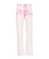 Isabel Marant Oliviani High-rise Cropped Jeans In White