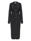 Isabel Marant Constance Dress Anthracite In Gray