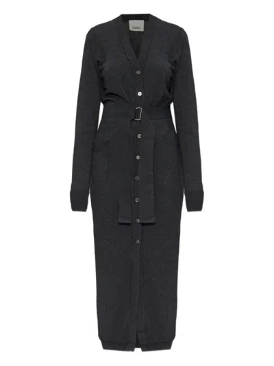 ISABEL MARANT BELTED BUTTONED CARDIGAN