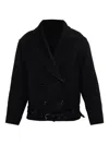 Isabel Marant Long-sleeved Lapel Belted Coat In Black