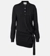 Isabel Marant Belted Polo Dress In Black