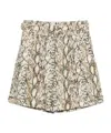 Isabel Marant Belted Shorts In Nude