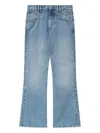 Isabel Marant Belvia Pocket Flared Jeans In Blue