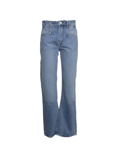 Isabel Marant Belvia-gz Straight-leg Jeans In Blue
