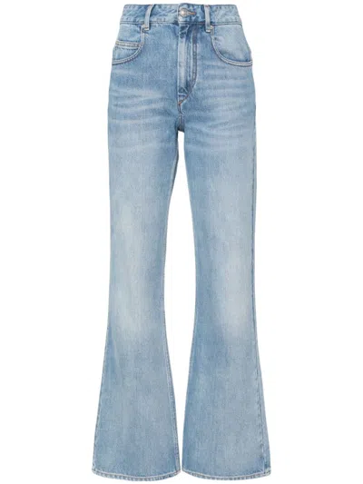 Isabel Marant Belvira High-rise Bootcut Jeans In Blue