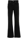 Isabel Marant Belvira High-rise Bootcut Jeans In Black