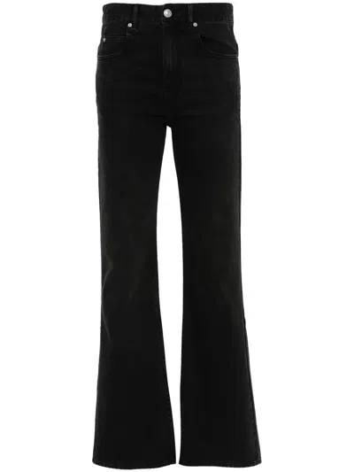 Isabel Marant Belvira Flared Jeans In Black