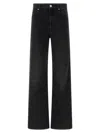 Isabel Marant Wide Leg Trousers Contrast Stitching
