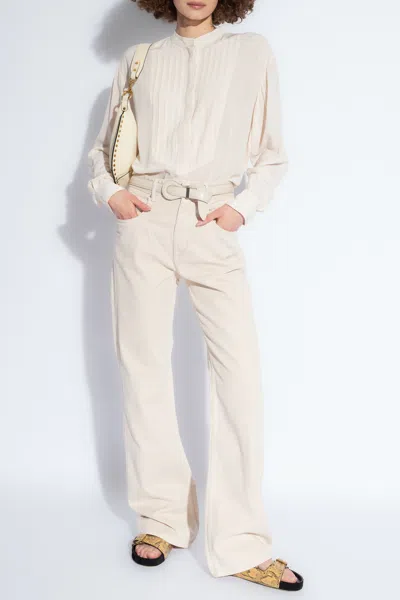 Isabel Marant ‘belvira' Jeans In Beige
