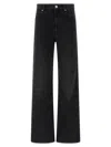 Isabel Marant Lemony Wide-leg Jeans In Black