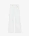 Isabel Marant Lemony Denim Jeans In White