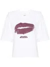 Isabel Marant Yates Organic-cotton T-shirt In White