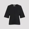 Isabel Marant Ben Oversized Sleeved Top In Bk Black