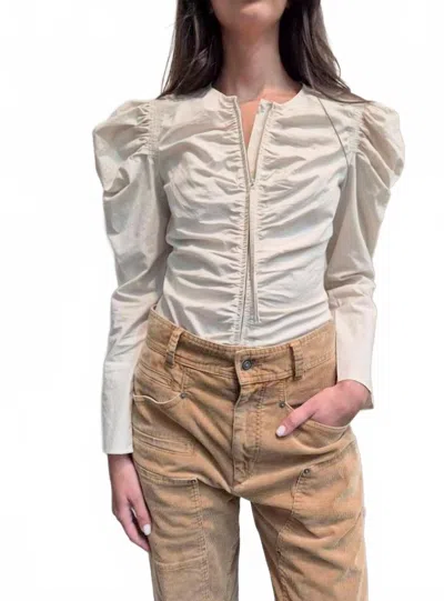 Isabel Marant Benatea Top In Ecru In Neutral