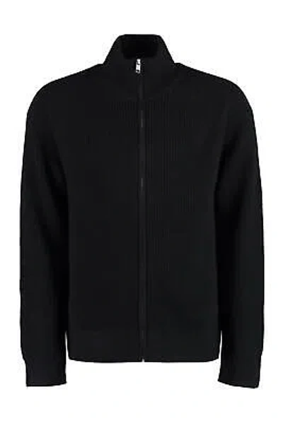 Pre-owned Isabel Marant Benett High Collar Zipped Cardigan In Black