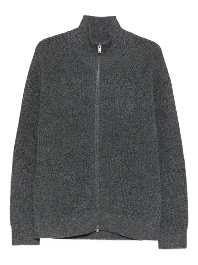 Isabel Marant Benett Zip-up Cardigan In Gray