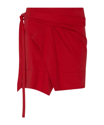 Isabel Marant Berenice Mini Skirt In Red