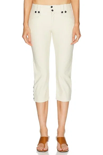 Isabel Marant Berna Capri Pant In Ecru