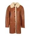 Isabel Marant Berthie-gb Coat Coats Brown In Brown