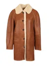 Isabel Marant Berthie-gb Coat Coats Brown In Brown