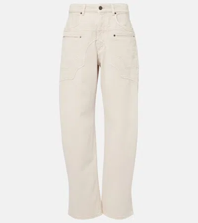 ISABEL MARANT BERYL HIGH-RISE WIDE-LEG JEANS
