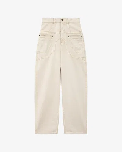 Isabel Marant Beryl Pants In Ecru