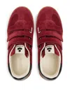 Isabel Marant Suede Sneakers With Rubber Sole And Contrast Heel Tab In Multi