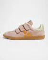 Isabel Marant Beth Bicolor Mixed Leather Sneakers