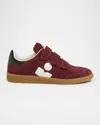Isabel Marant Beth Bicolor Mixed Leather Sneakers