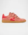 Isabel Marant Pink Low Top Sneakers In Faded Pinkred
