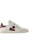 Isabel Marant Beth Gb Three-strap Calfskin Sneakers In White