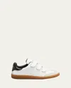 Isabel Marant Beth Sneakers In White Leather In White