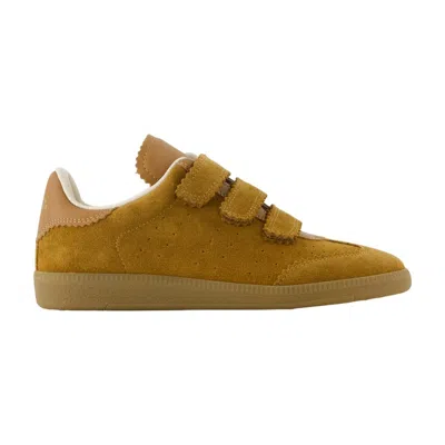 ISABEL MARANT BETH GZ SNEAKERS ISABEL MARANT LEATHER BROWN