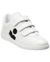 Isabel Marant Beth Leather Sneakers In White