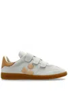 Isabel Marant Beth Leather Sneakers In Neutral