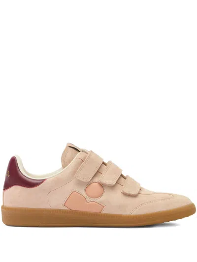 Isabel Marant Beth Leather Sneakers In Neutral