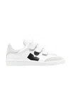 Isabel Marant Logo-patch Touch-strap Sneakers In White