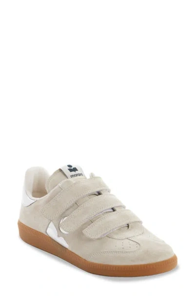 Isabel Marant Bryce Low-top Leather Sneakers In Taupe Comb