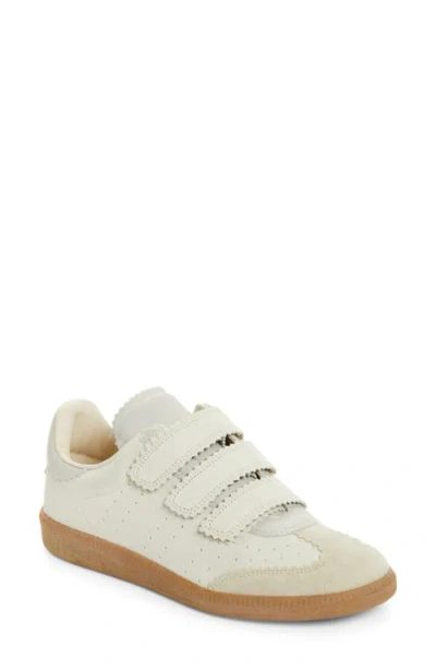 Isabel Marant Beth Mixed Leather Triple-grip Sneakers In Multi