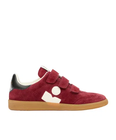 Isabel Marant Beth Low-top Suede Calfskin Leather Sneakers In Multi