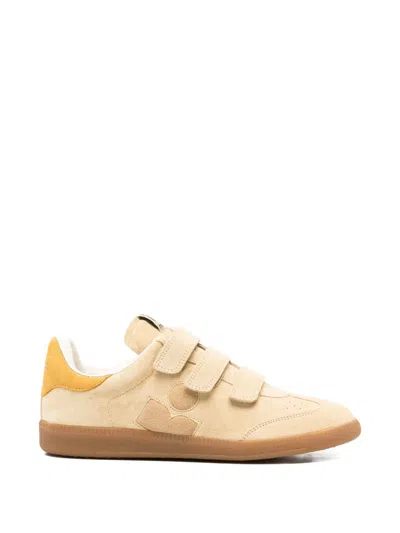 Isabel Marant Suede Beth Logo Sneakers In Brown