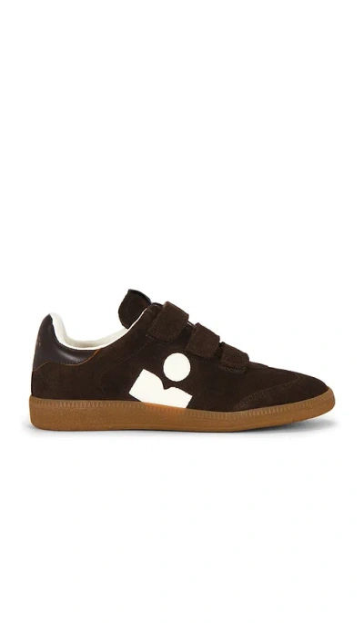 Isabel Marant Beth Sneaker In Chocolate