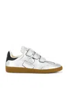 Isabel Marant Festive Beth Metallic Leather Low-top Sneakers In Multi