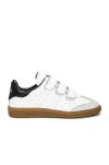 Isabel Marant Beth Leather Low-top Sneakers In White