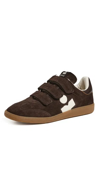 Isabel Marant Suede Beth Sneakers In Brown